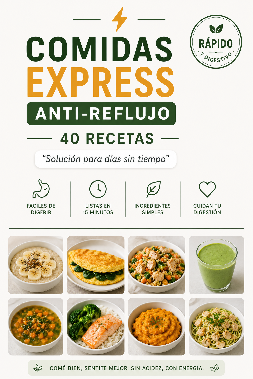 COMIDAS EXPRESS ANTI-ACIDEZ Y REFLUJO